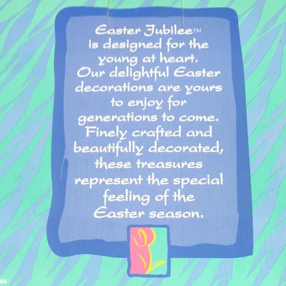 NWT Vintage 1990s Easter Jubilee Three-Piece Bunny Figure set - Picture 2 of 5